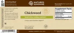 Label for Chickweed