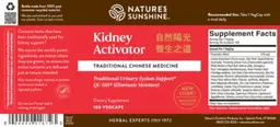 Label for Kidney Activator
