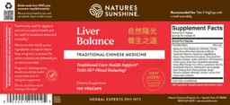 Label for Liver Balance