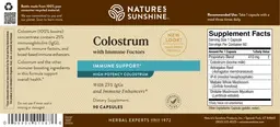 Label for Colostrum