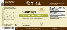 Label for Cordyceps