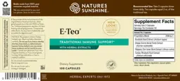 Label for E-Tea