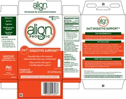 Label for Align Probiotic
