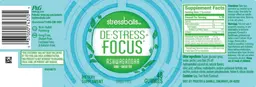 Label for De-Stress+Snooze