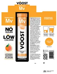 Label for Voost Women's Multi Orange Guava