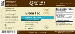 Label for Green Tea