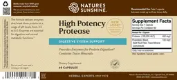 Label for High Potency Protease