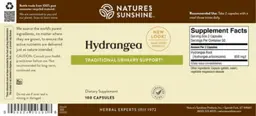 Label for Hydrangea