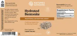 Label for Hydrated Bentonite