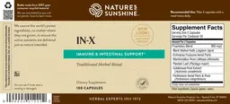 Label for IN-X