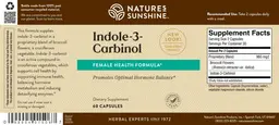 Label for Indole-3-Carbinol