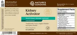 Label for Kidney Activator