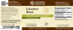 Label for Licorice Root