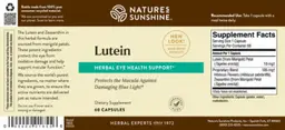 Label for Lutein