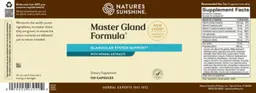 Label for Master Gland Formula