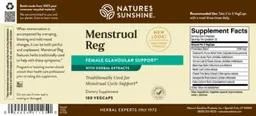 Label for Menstrual Reg