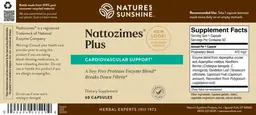 Label for Nattozimes Plus
