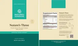 Label for Nature's Three