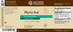 Label for Phyto-Soy