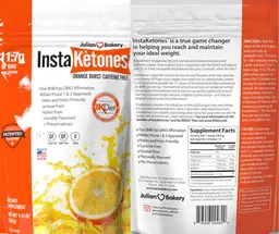 Label for InstaKetones Orange Burst