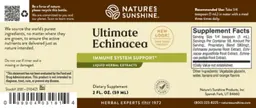 Label for Ultimate Echinacea