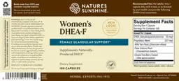 Label for Women's DHEA-F