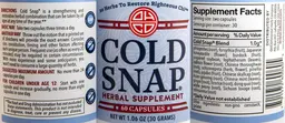 Label for Cold Snap