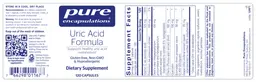 Uric Acid Formula