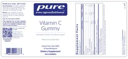 Vitamin C Gummy Natural Sour-Orange Flav