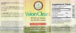 Label for Vision Clear A
