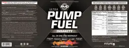 Label for Ultra Pump Fuel Insanity Miami Sunrise