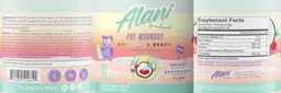 Label for Pre-Workout Don't Be A Beach