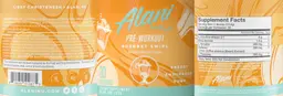 Label for Pre-Workout Sherbet Swirl
