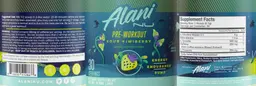 Label for Pre-Workout Sour Kiwiberry