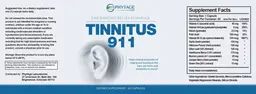 Label for Tinnitus 911