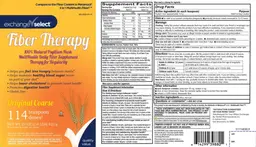 Label for Fiber Therapy Original Coarse