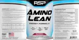 Label for AminoLean Blackberry Pomegranate