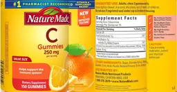 Label for C Gummies 250 mg