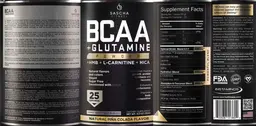 Label for BCAA + Glutamine Powder Natural Pina Colada Flavor