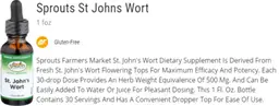 Label for St. John's Wort
