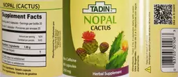 Label for Nopal Cactus