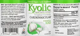 Label for Kyolic Formula 100