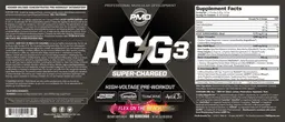 Label for ACG3 Supercharged+ Flex On The Beach