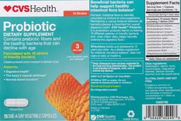 Label for Probiotic