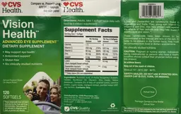 Label for Vision Health