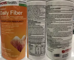 Label for Natural Daily Fiber