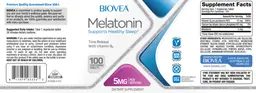 Label for Melatonin 5 mg Time Release