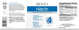 Label for Niacin 300 mg