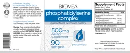 Label for Phosphatidylserine Complex 500 mg
