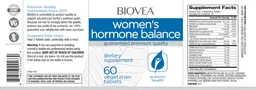 Label for Women's Hormone Balance